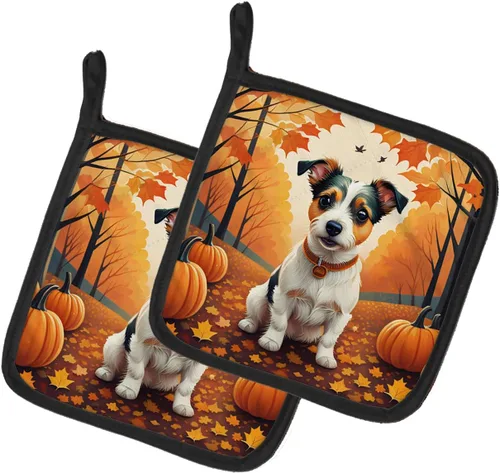 Miniatura 46 de Caroline's Treasures DAC1022PTHD Border Collie - Juego de soportes para ollas resistentes al calor, almohadillas calientes para horno, para cocinar