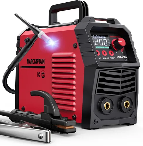 Miniatura 10 de ARCCAPTAIN Soldador de Electrodo 110V 130A Mini Soldador, Máquina de Soldadura MMA ARC Portátil para Solo Un Paso, Máquina de Soldadura Inversora