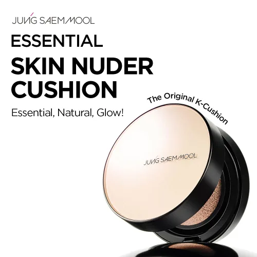 Miniatura 2 de JUNG SAEM MOOL Essential Skin Nuder Cushion Acabado natural, base de cojín de cobertura para construir por artista de maquillaje coreano