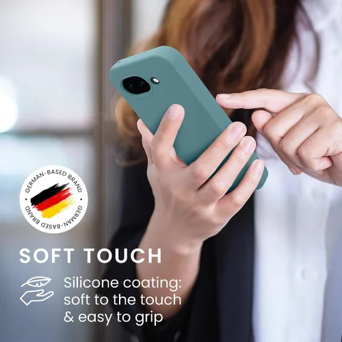Miniatura 80 de kwmobile Funda Compatible con Google Pixel 6 Pro - Funda de teléfono de silicona TPU con acabado suave - Azul Arrecife