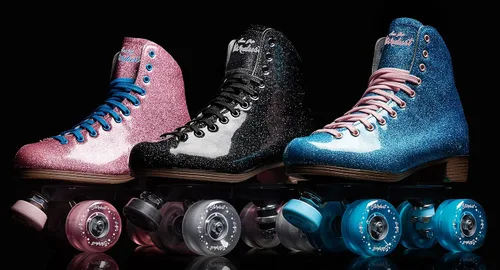 Miniatura 2 de Sure-Grip Stardust - Patines con purpurina para hombre 11 / mujer 12