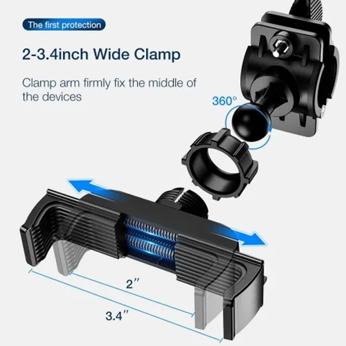 Miniatura 3 de Soporte de bicicleta para manubrio para teléfonos Pixel 7/Pro/6a/6/Pro - Soporte de silicona para bicicleta Correa antideslizante a prueba de golpes