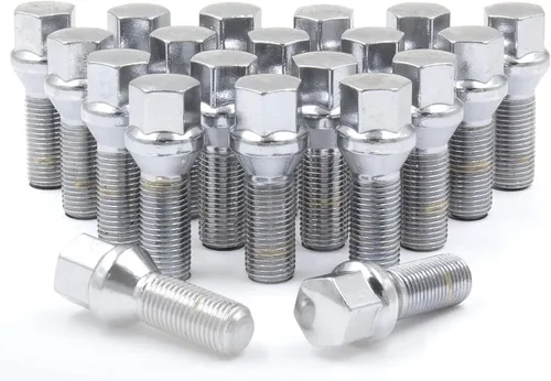 Miniatura 7 de Wheel Accessories Parts 20 piezas M15 x 1.25 15 x 1.25 rosca Bellota para asiento de asiento de bellota, acabado negro, longitud del vástago