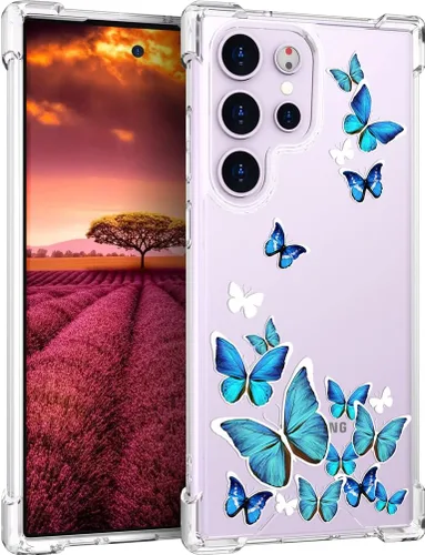 Miniatura 69 de Compatible con Samsung Galaxy S23 - Funda transparente para mujeres y niñas, diseño transparente (formas geométricas de arte abstracto)