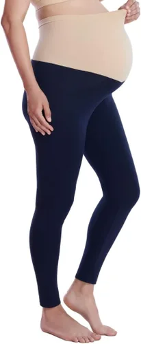 Motherhood Maternity Leggings esenciales elásticos de longitud completa para mujer, ajuste secreto sobre el vientre