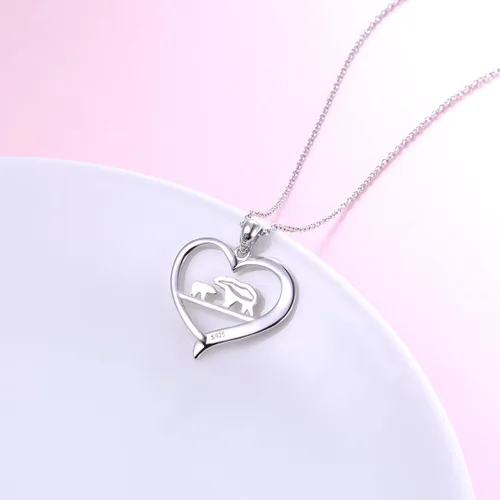 Miniatura 4 de Collar de plata esterlina para mamá, regalo para el día de la madre, dije o brazalete para mamá