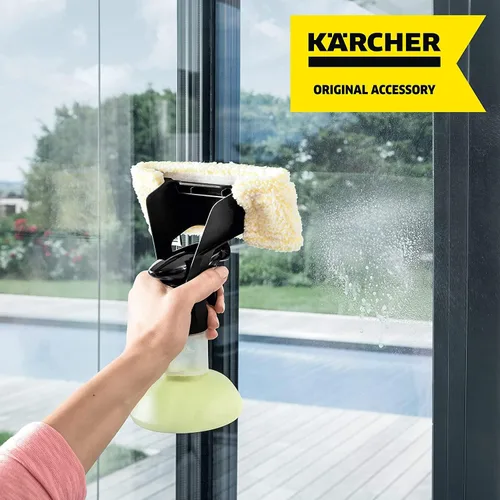 Miniatura 2 de Kärcher WV - Almohadillas de ventana para uso en interiores, paños de microfibra para ventana, compatibles con limpiacristales eléctricos WV 1 y WV