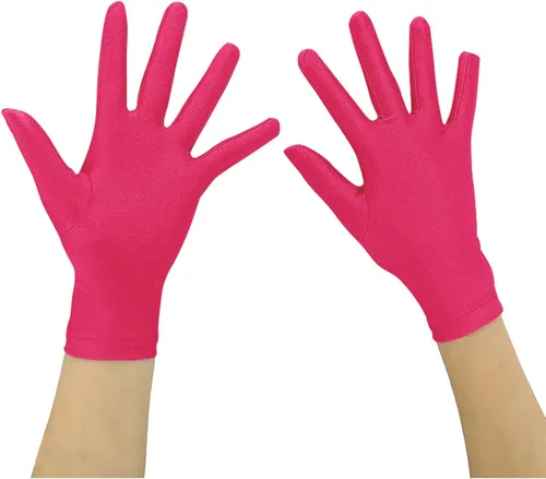 Miniatura 2 de Ensnovo Guante corto elástico de elastano para adultos de 10 pulgadas de longitud de muñeca