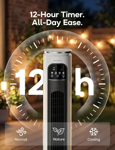 Miniatura 5 de Unidad de aire acondicionado portátil sin ventanas con control remoto, enfriador de aire evaporativo sin ventilación de 37 pulgadas, enfriador