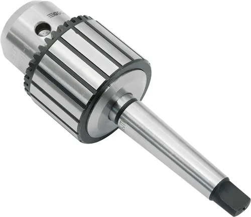 Miniatura 2 de Portabrocas súper resistente de 5/8" con vástago MT2 y llave de mandril para taladros Woodlathe y pilar