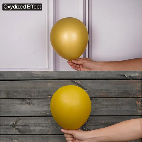 Miniatura 5 de PartyWoo 50 globos metálicos de oro rosa de 5 pulgadas y 50 globos dorados metálicos de 5 pulgadas, juego mini cromado