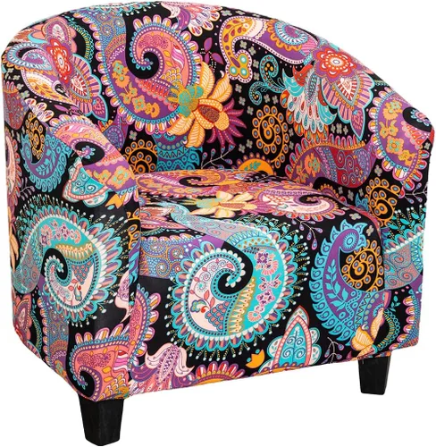 Miniatura 19 de NILUOH Funda para silla de club, funda elástica para sillón, protector de muebles para sala de estar (04)