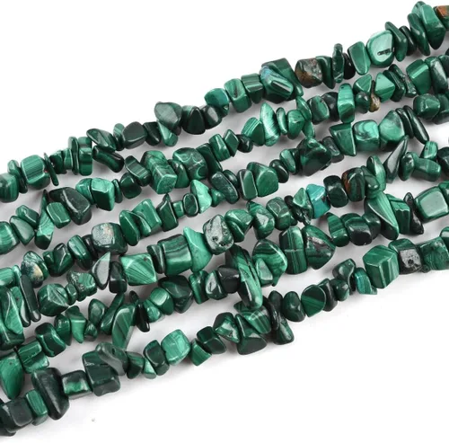 Miniatura 12 de Cuentas de amazonita genuinas de 0.197-0.315 in de forma irregular para hacer joyas, 1 hebra de 32 pulgadas