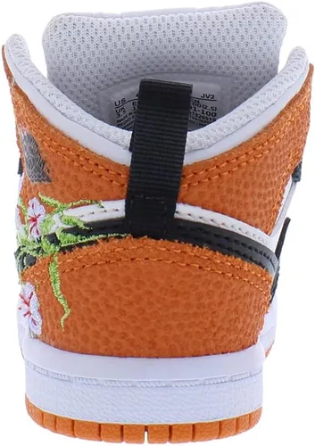 Miniatura 3 de Jordan 1 Mid SE Baloncesto Blossom WhtBlk-Starfish (DQ8391 100)
