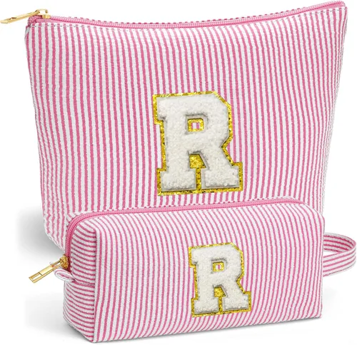 Miniatura 51 de Set de Bolsos de Maquillaje de Viaje - Bolso Inicial de Aseo de Viaje, Bolso de Cosméticos Portátil Bolso de Maquillaje de Viaje con Artículos Azul