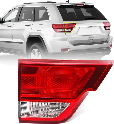 Miniatura 8 de Huray Luz trasera exterior para Jeep Grand Cherokee 2011-2013 reemplazo de lámpara trasera estilo OE lado del pasajero RH (lado del pasajero)