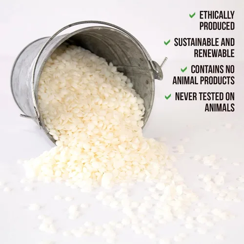 Miniatura 3 de American Soy Organics Freedom Cuentas de Cera de Soja para Hacer Derrretidos de Cera - Suministros Naturales para Hacer Velas - Sin Parafina, Sin