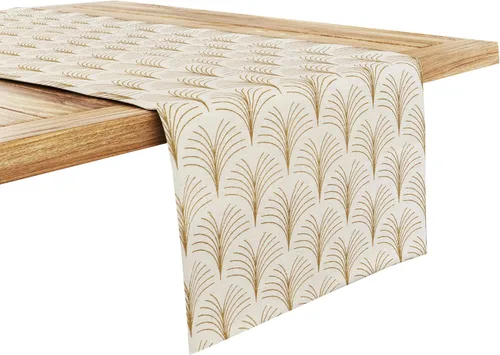 Miniatura 16 de Ruvanti Camino de mesa de lino de 36 pulgadas, dobladillo clásico, lavable, reutilizable, antideslizante, resistente a las manchas, perfecto