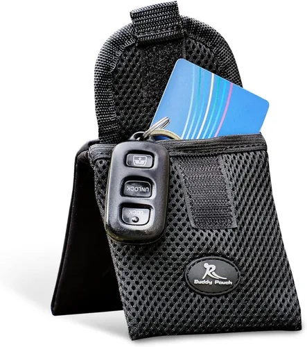 Miniatura 8 de Running Buddy – "Buddy Pouch" Mini – bolsa de almacenamiento personal magnética pequeña y conveniente, sin cinturón y ligera (3.5"L x 4"A)