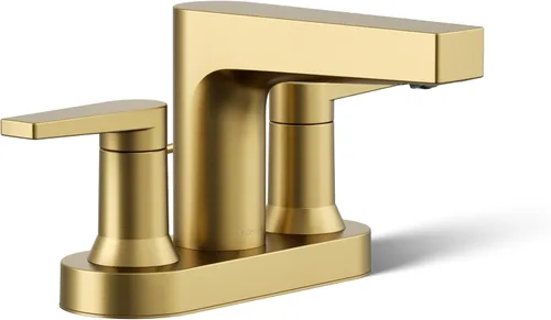 Miniatura 13 de Kohler 97031-4-BN Taut - Grifo para lavabo de baño, 1.2 gpm, níquel cepillado vibrante Vibrant Brushed Nickel
