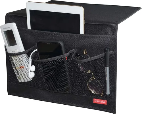 Organizador de Almacenamiento para Mesita de Noche, Caddy para Mesita de Noche, Organizador de Almacenamiento de Armario de Mesa, Control Remoto de