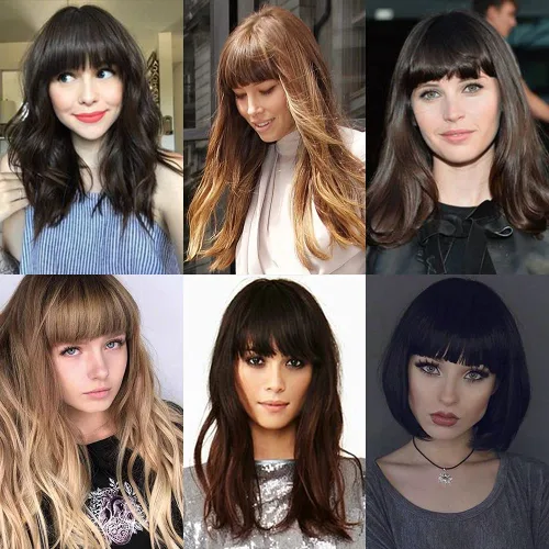 Miniatura 7 de Shinon – Flequillo con clip de cabello humano; extensión de cabello, fleco