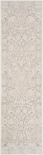Miniatura 29 de SAFAVIEH Alfombra 8x10 - Colección Reflection - Grande - Gris Claro y Crema, Sin Desprendimiento y Fácil Limpieza, Ideal para Sala de Estar, Gris