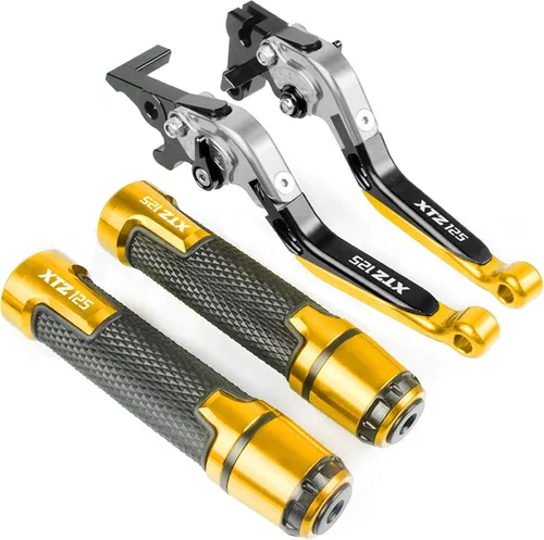 Miniatura 6 de Accesorios para Yamaha XTZ125 XTZ 125 2014 2015 motocicleta Racing accesorios CNC freno embrague palancas manillar mango motocicleta freno embrague
