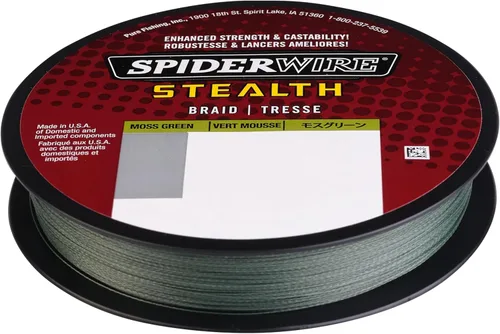 Miniatura 2 de Spiderwire Stealth Braid 3000 Yardas Verde musgo