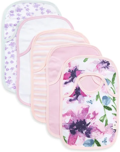 Miniatura 17 de Burt's Bees Baby Baberos unisex para bebé, trapos de baba de hombro de solapa, 100% algodón orgánico con baberos absorbentes de toalla de rizo Abeja