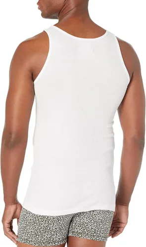 Miniatura 4 de Tienda Essentials Camisetas sin mangas para hombre, paquete de 6
