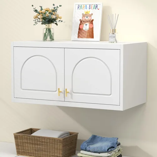 Miniatura 8 de UNICOLY Gabinete de Almacenamiento de Pared de 15", Pequeño Armario Guardarropa, Pequeño Gabinete Colgante para Dormitorio Escuela, Empleado