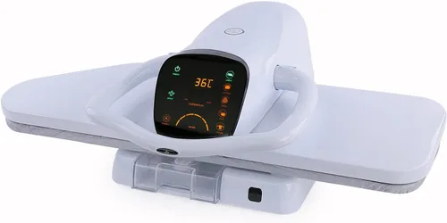 Miniatura 8 de Prensa de plancha de vapor grande de 42 pulgadas con pantalla táctil LED, prensa de vapor de 1800W con 5 configuraciones de tela, conversión