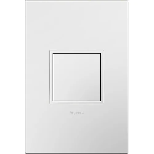 Miniatura 10 de Legrand adorne ARPTR151GG2WP - Toma de corriente emergente de 1 banda de 15 amperios en grafito con placa de pared a juego, ARPTR151GG2WP