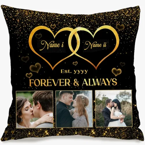 Miniatura 15 de Custom Pillow Case Designed with 6 Pictures and Words for Mom, Decorative Cushion Providing a Heartfelt Gift for Family Celebrations Holidays or 6