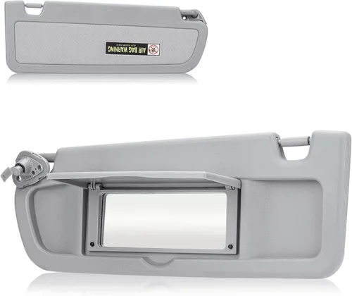 Visera solar del lado del conductor izquierdo para Honda Civic 2006 2007 2008 2009 2010 2011 EX LX Sedan SI Coupé, repuesto para 83280-SNA-A01ZA Gris
