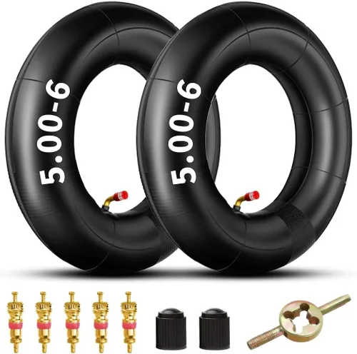 FVRITO Tubo interior de 12x5.00-6 para Razor Dirt Quad cuatrimoto eléctrica de 4 ruedas (versiones 19 y superiores) Go Kart tractores de jardín