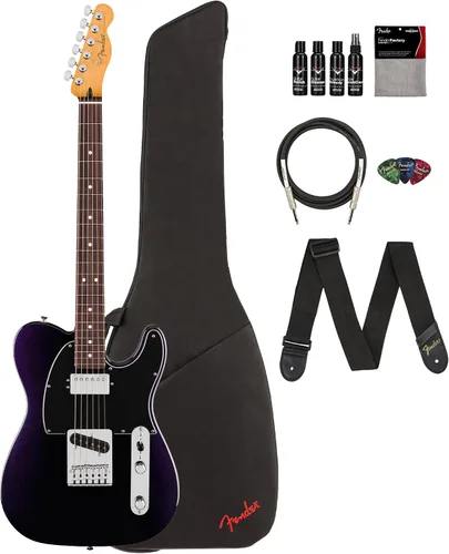 Miniatura 10 de Fender Player II Modified Telecaster - Paquete de ráfaga de 3 tonos con estuche, correa, cable, juego de púas de 3 piezas y kit de limpieza