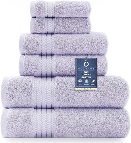 Miniatura 9 de COZYART - Juego de 3 toallas de baño de algodón, color naranja quemado, grandes y gruesas, 19.17 oz/yd², incluye 1 toalla de baño, 1 toalla de mano