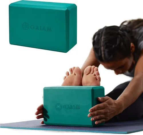 Miniatura 14 de Gaiam Yoga Block - Supportive Latex-Free Eva Foam - Soft Non-Slip Surface with Beveled Edges for Yoga, Pilates, Meditation Negro