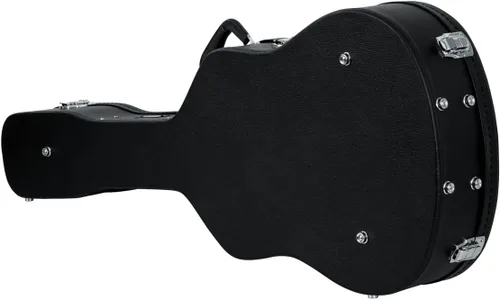 Miniatura 4 de Gator Hard-Shell Wood Case GWE-DREAD12 for Dreadnought Acoustic Guitars - Bundle with Picks, Strap, and Austin Bazaar Polishing Cloth