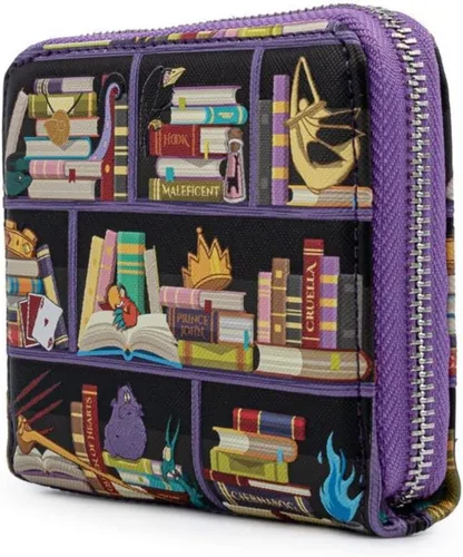 Miniatura 4 de Loungefly Disney Villains Books - Cartera con cremallera, Multi, Cartera con cremallera