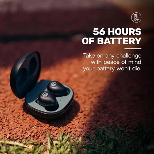 Miniatura 2 de Raycon Paquete de auriculares inalámbricos Bluetooth 2X (negro y azul) - Micrófono integrado de 56 horas de batería, IPX7 impermeable, cancelación