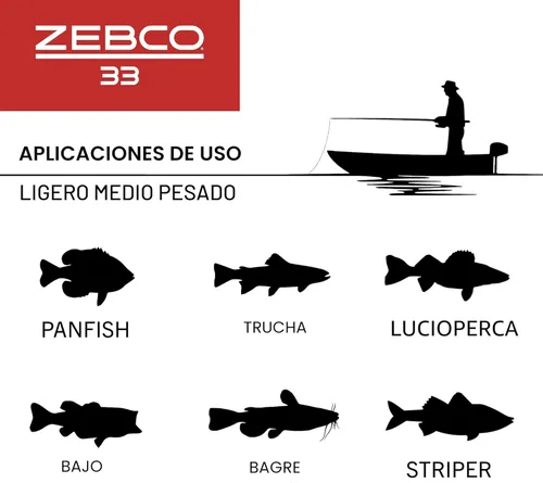 Miniatura 9 de Zebco 33 Spincast - Combo de carrete y caña de pescar de 2 piezas, caña de fibra de vidrio resistente de 5 pies y 6 pulgadas y carrete de pesca