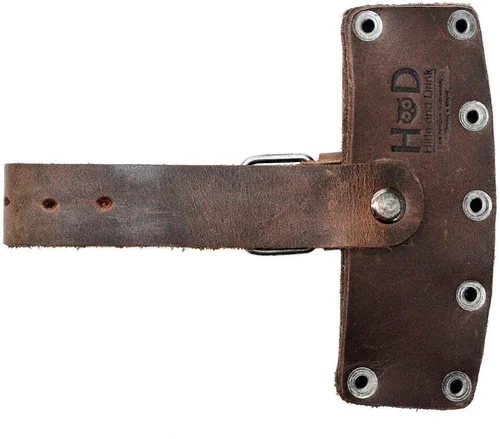 Miniatura 4 de Hide & Drink, Funda para hacha de leñador, funda rústica con correa ajustable, funda protectora, cuero de grano completo, hecha a mano
