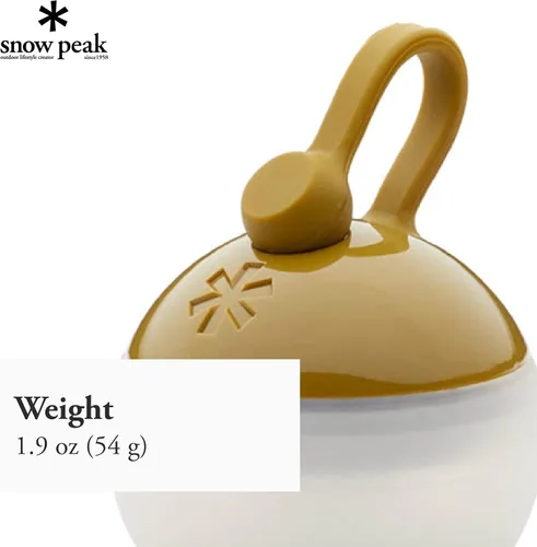 Miniatura 5 de Snow Peak Hozuki - Mini linterna, compacta, brillante, portátil, luz de campamento, color dorado