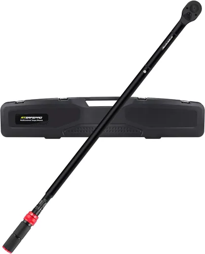 Miniatura 8 de ATsafepro Llave Dinamométrica Digital - Impulsor de 1/2 Pulgada y 5.1-340Nm (3.8-250.8 ft-lb), Llave Dinamométrica de Servicio Pesado con Zumbador