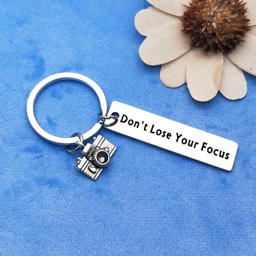 Miniatura 5 de Llavero de regalo para fotógrafos, amantes de la cámara, llavero Don't Lose Your Focus, regalo de Navidad, graduación, cumpleaños, para fotografía