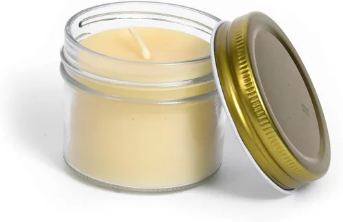 Miniatura 19 de BeeTheLight Vela de Cera de Abeja en Tarro - 100% Cera de Abeja Pura de EE.UU. en Recipiente de Vidrio - Vainilla y Miel