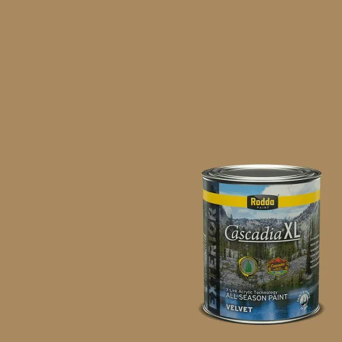 Miniatura 145 de Rodda Paint CASCADIA XL Pintura e imprimación satinada exterior en uno, cuarto de galón, solo ayer